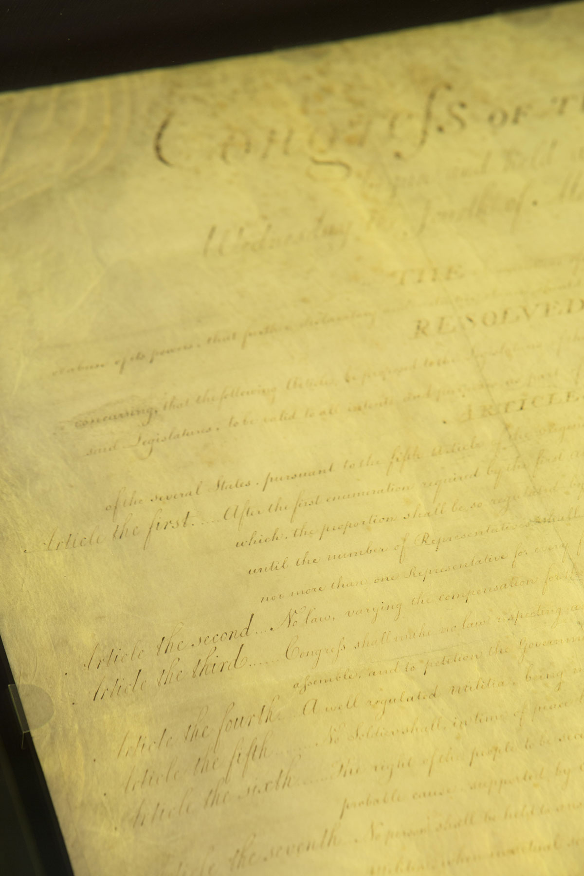 4 DOCS OF FREEDOM CONSTITUTION DECLARATION BILL OF RIGHTS GBG ADDRESS PARCHMENT 