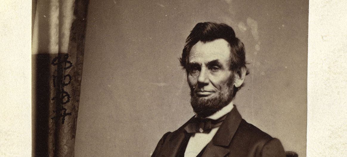 Mathew Brady photograph of Abraham Lincoln