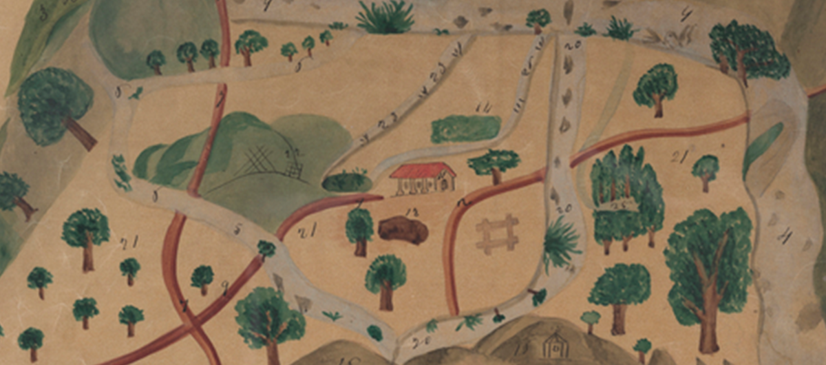 Sketch Map of Rancho San Miguelito (Detail)