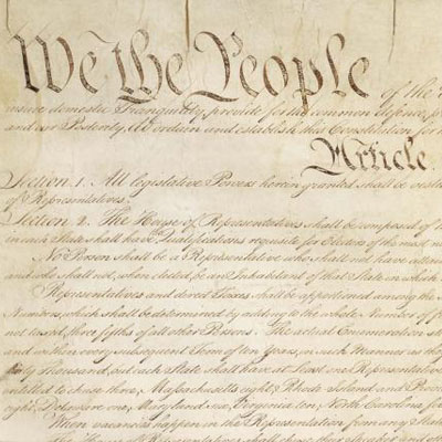 Constitution of the United States (detail)