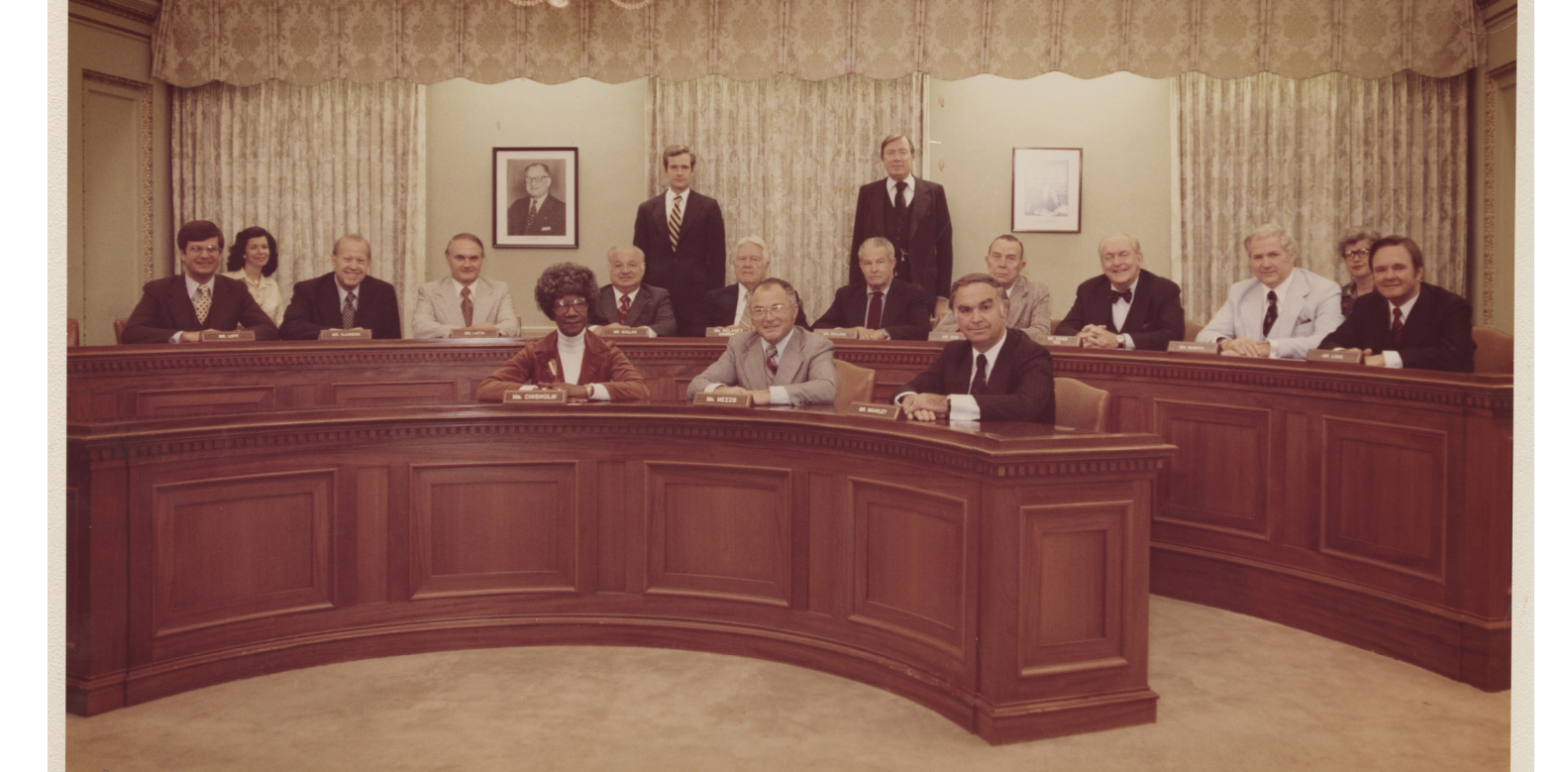 Photograph of the Rules Committee, 95th Congress, ca. 1977