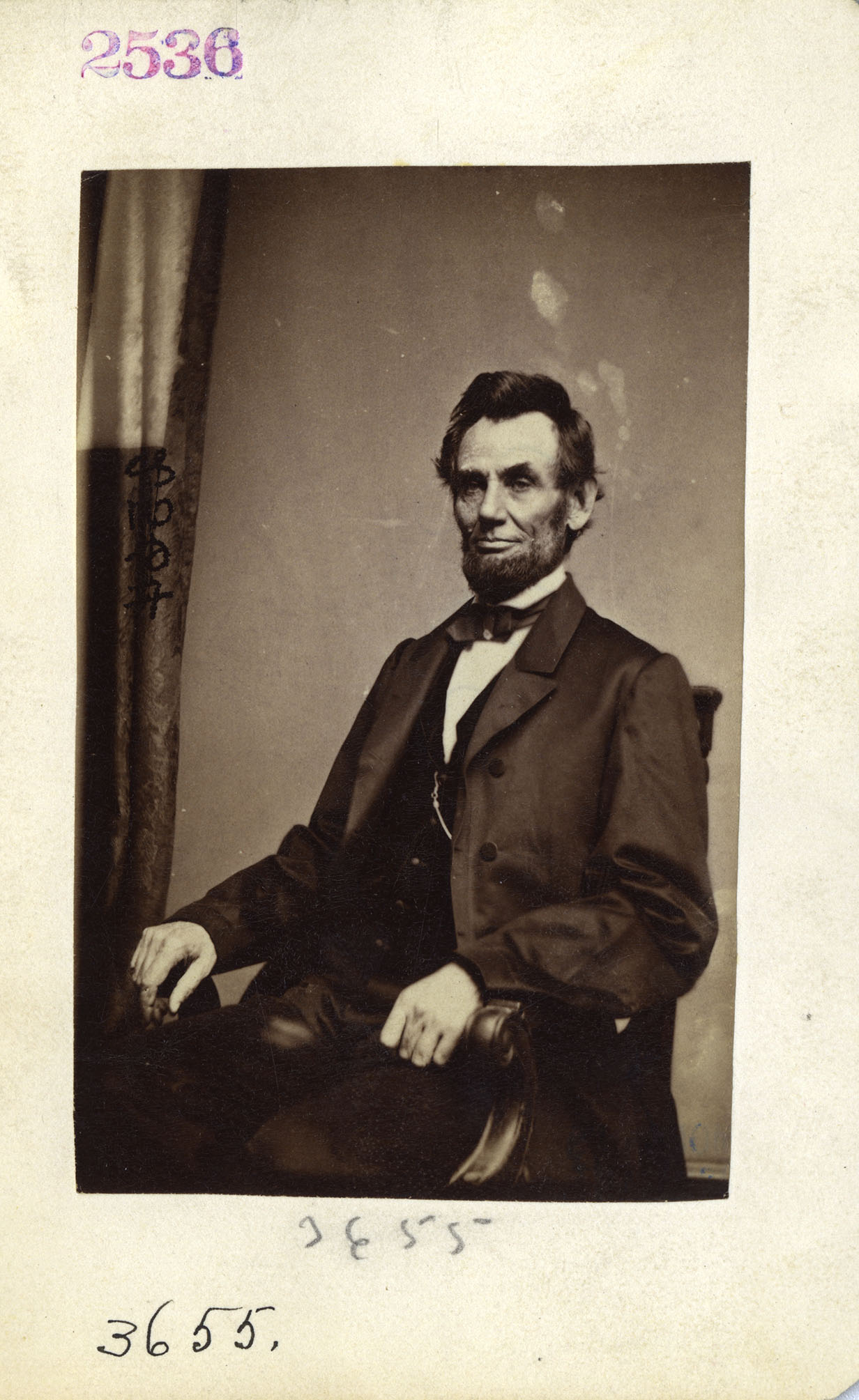 Mathew Brady photograph of Abraham Lincoln