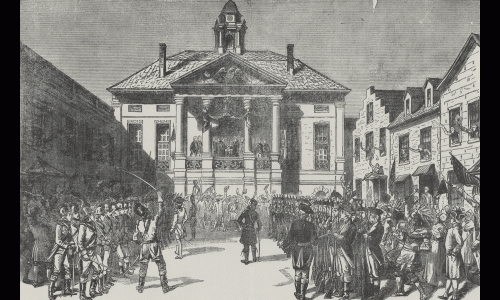 Detail of Washington's Inaugural Sesquicentennial 1789-1939