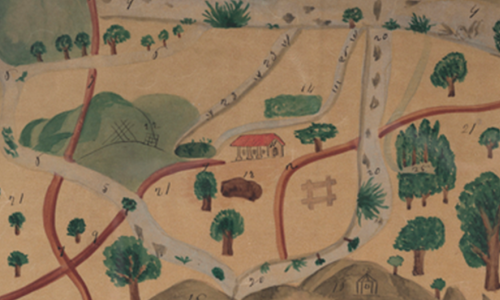 Sketch Map of Rancho San Miguelito (Detail)